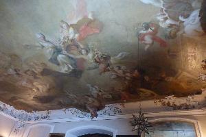 „Zur barocken Ausmalung im Stiegenhaus von Schloss Ebnet“